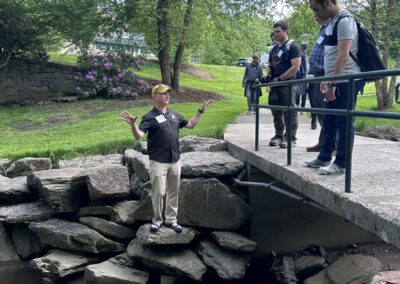 Dr. Shea Tuberty, professor in App State's Biology Department, describes the pollutants that affect Boone Creek and the efforts to restore it.